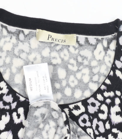 Womens UK Size M Precis Black Pullover Jumper