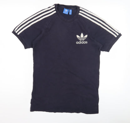 Adidas Men's Black S Logo T-Shirt, Short Sleeve