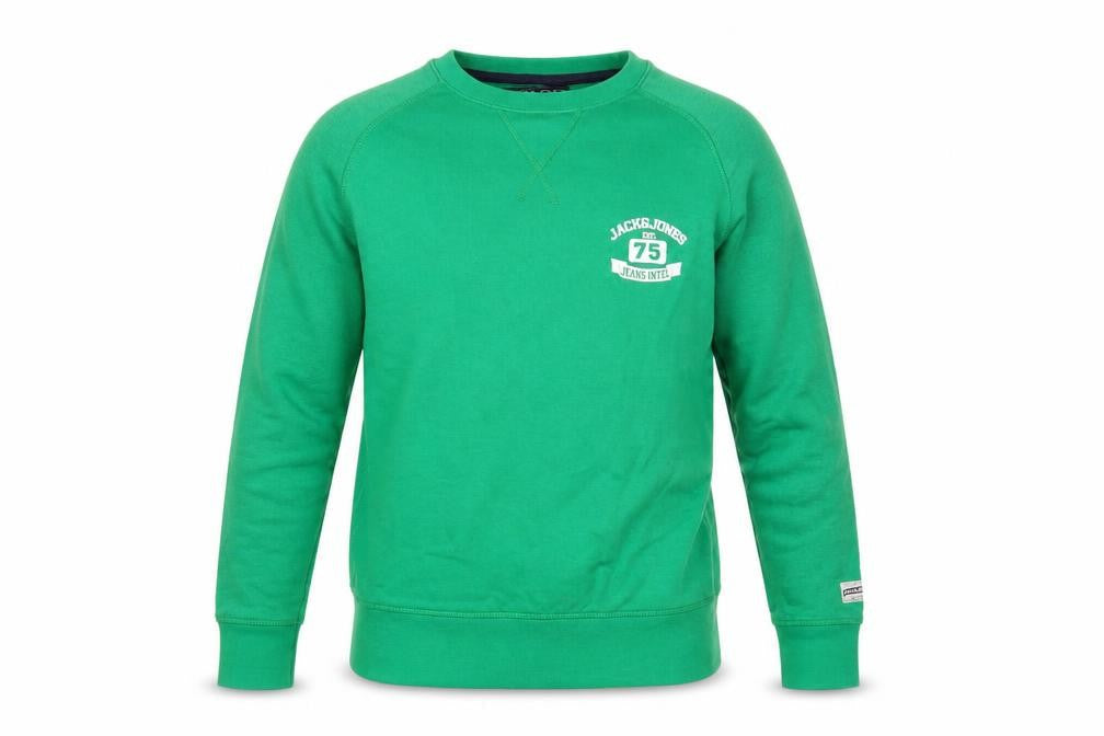 Mens UK Size M JACK & JONES Green Pullover Sweatshirt