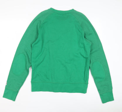 Mens UK Size M JACK & JONES Green Pullover Sweatshirt