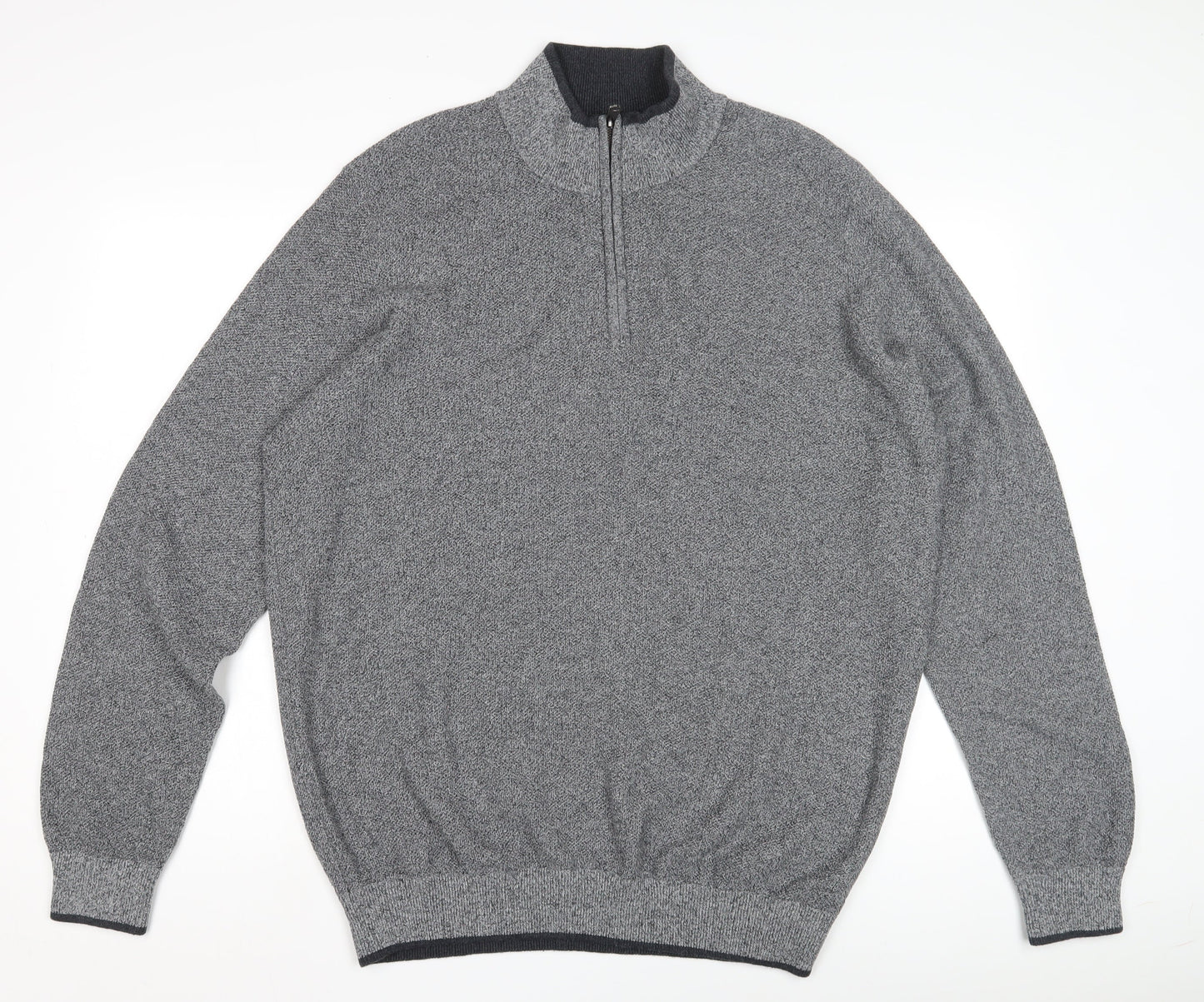Kensington Eastside Men's Grey 2XL 1/4 Zip Sweatshirt