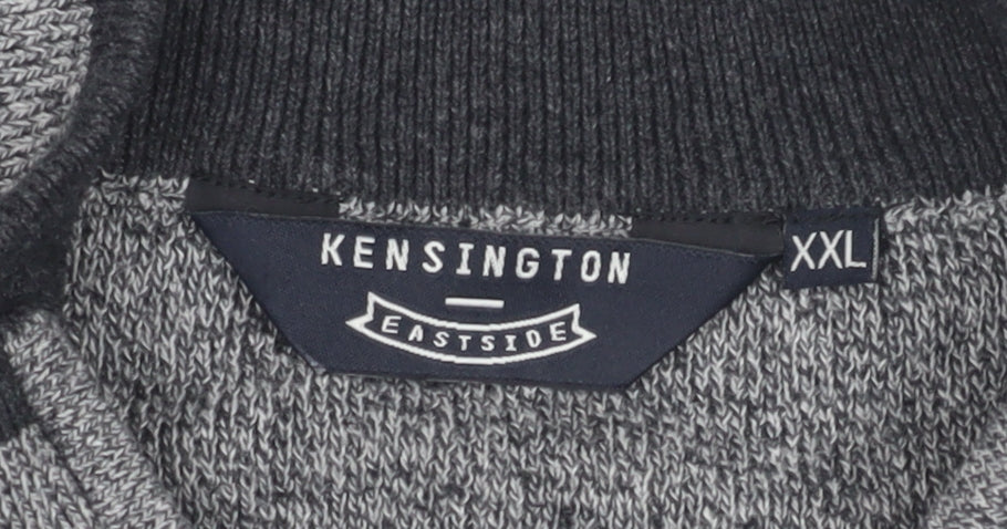 Kensington Eastside Men's Grey 2XL 1/4 Zip Sweatshirt