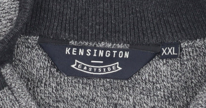 Kensington Eastside Men's Grey 2XL 1/4 Zip Sweatshirt