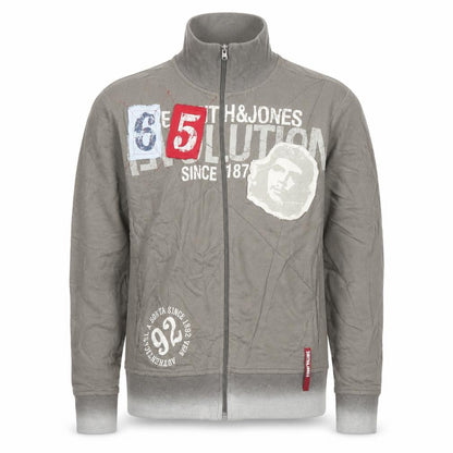 Smith & Jones Men's Grey Full Zip Sweatshirt M