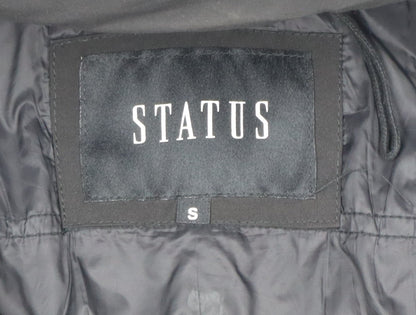 Mens UK Size S STATUS Black Puffer Jacket