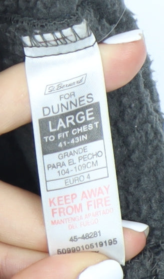 Mens UK Size L Dunnes Black Basic Jacket