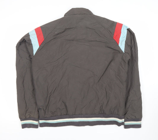 2YOU Men's Black Windbreaker Jacket, Size: