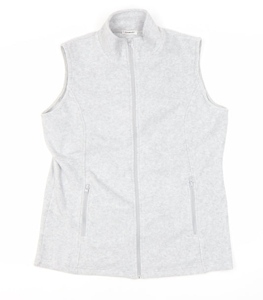 Damart Women's Grey Fleece Waistcoat Size 10/12