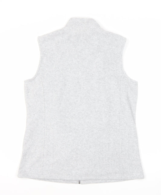Damart Women's Grey Fleece Waistcoat Size 10/12