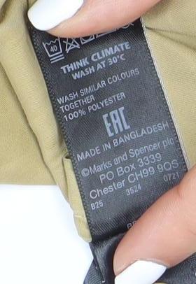 Womens UK Size 14 Marks and Spencer Beige Tunic Blouse
