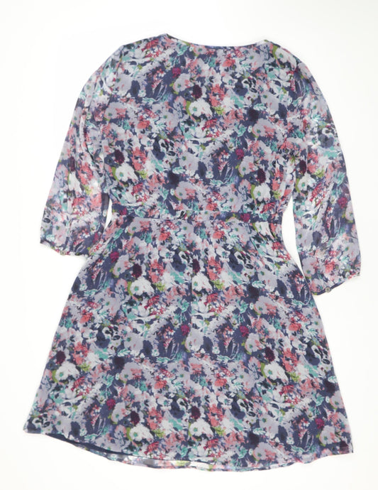 Marks and Spencer Women's Floral Dress - Size 8