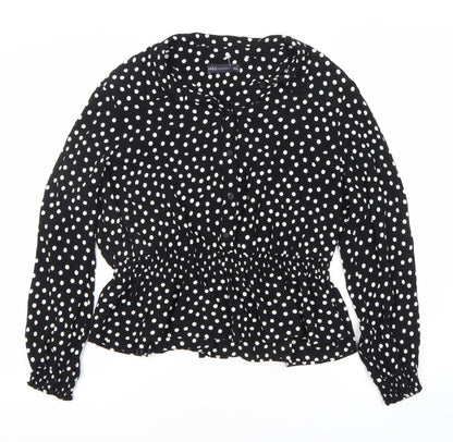 Womens UK Size 18 Marks and Spencer Black  Blouse