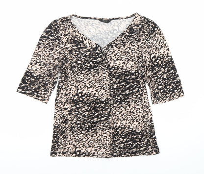 Womens UK Size 14 Marks and Spencer Multicoloured Basic Blouse