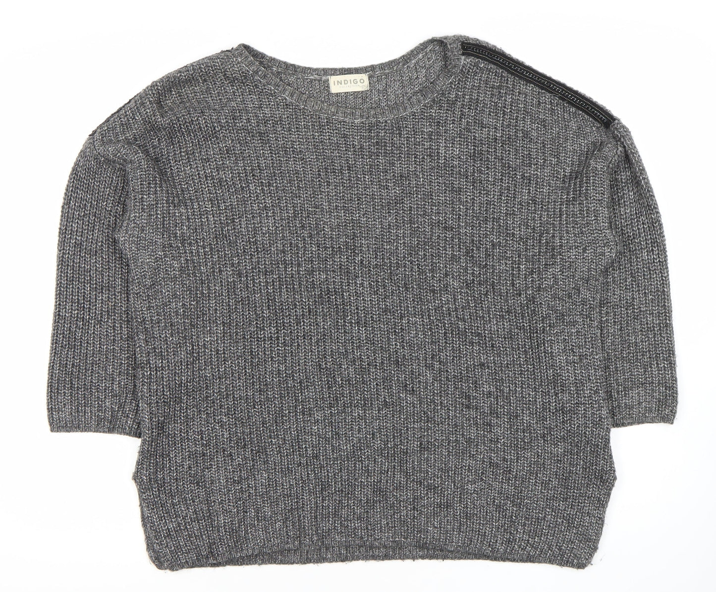 Womens UK Size 14 Marks and Spencer Grey Pullover Jumper