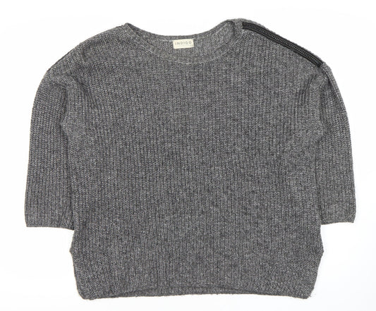 Womens UK Size 14 Marks and Spencer Grey Pullover Jumper