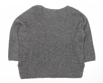 Womens UK Size 14 Marks and Spencer Grey Pullover Jumper