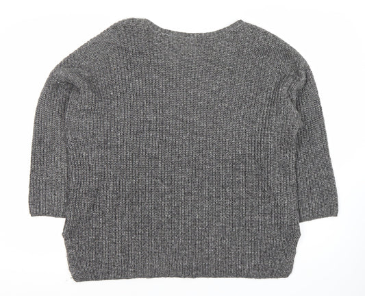 Womens UK Size 14 Marks and Spencer Grey Pullover Jumper