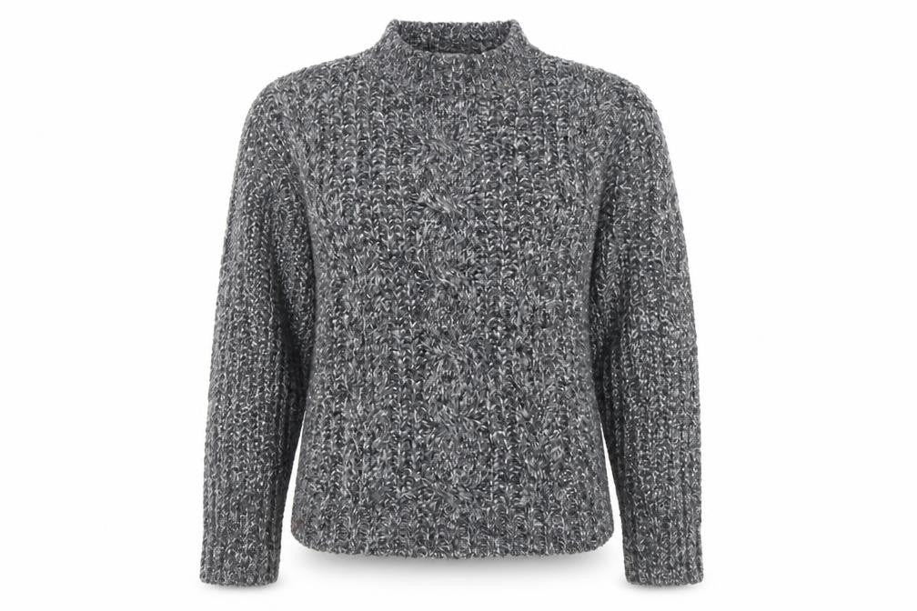 Womens UK Size 14 Topshop Grey Pullover Jumper