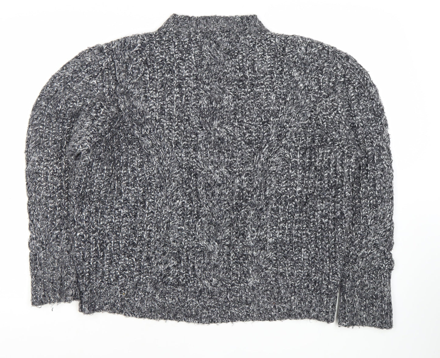 Womens UK Size 14 Topshop Grey Pullover Jumper