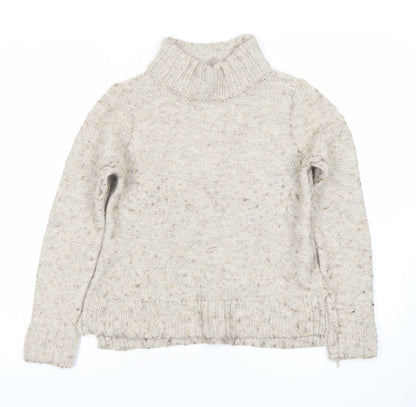 Womens UK Size M Hollister Beige Pullover Jumper