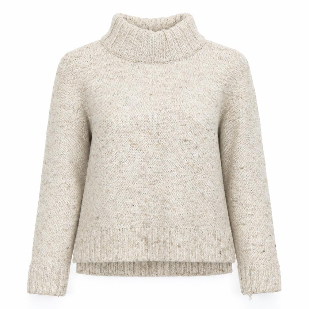 Womens UK Size M Hollister Beige Pullover Jumper