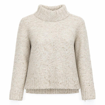 Womens UK Size M Hollister Beige Pullover Jumper
