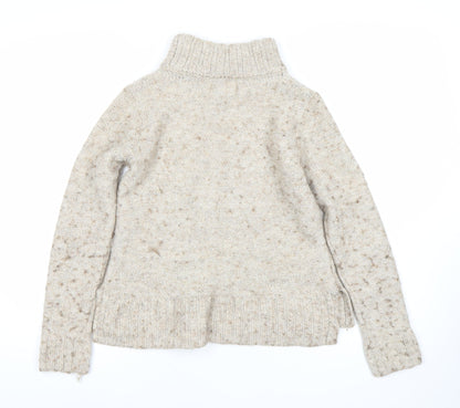 Womens UK Size M Hollister Beige Pullover Jumper