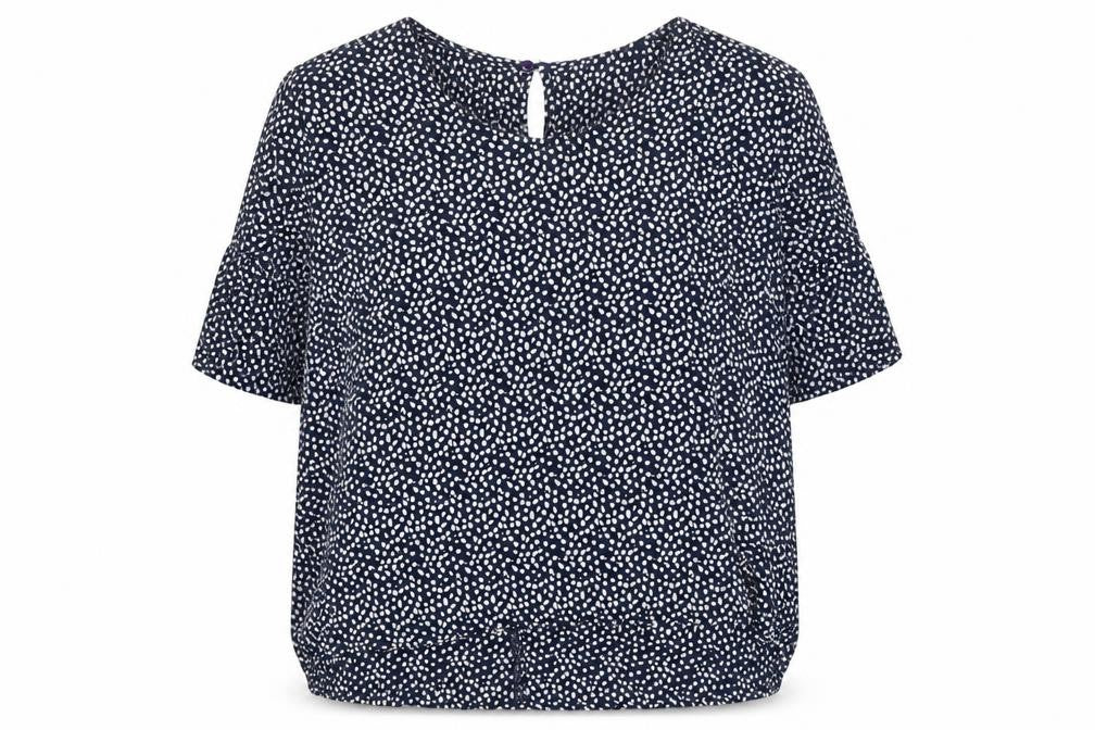Womens UK Size 12 ICHI Blue  Blouse