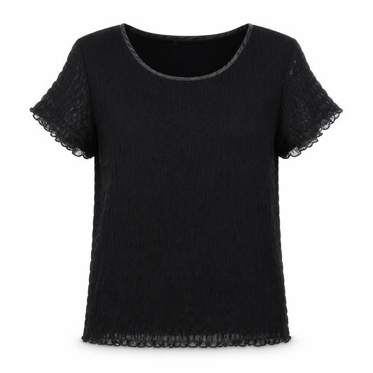 Womens UK Size M Bonmarché Black Basic Blouse