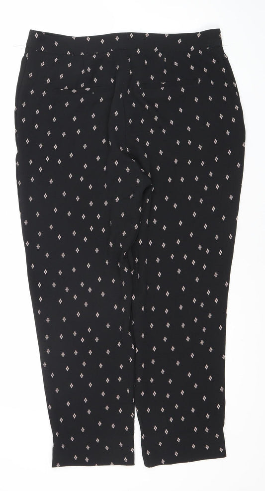 Womens UK Size 10 VILA   Black Trousers