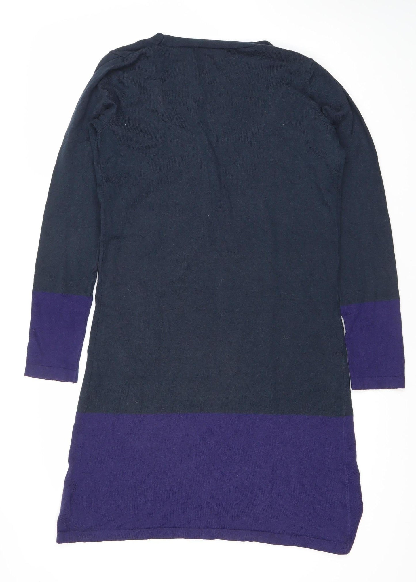 Colline Women's Blue Colourblock Shift Dress, Size 12