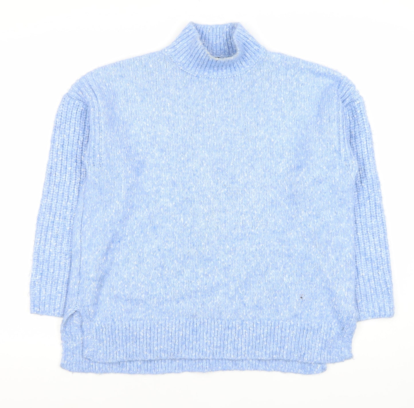 Womens UK Size L Marks and Spencer Blue Pullover Jumper