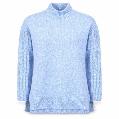 Womens UK Size L Marks and Spencer Blue Pullover Jumper