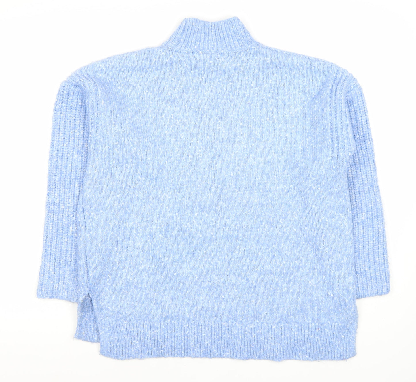 Womens UK Size L Marks and Spencer Blue Pullover Jumper