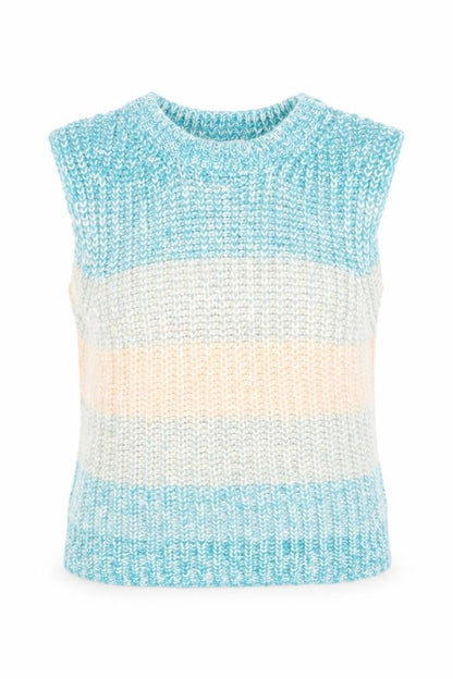 Womens UK Size M b.young Multicoloured Vest Jumper