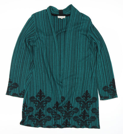 Womens UK Size 14 Per Una Green Cardigan Jumper