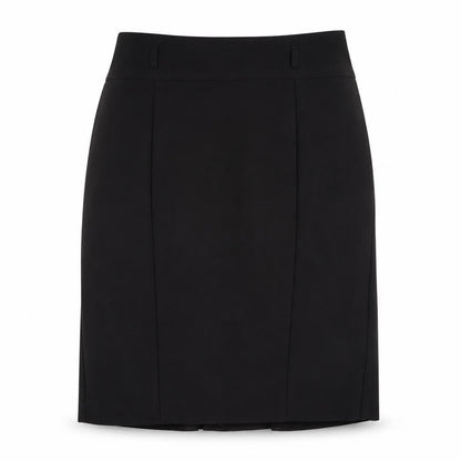 Front view of Principles Black Pleated Knee Length Skirt, size 10
