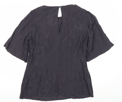 Womens UK Size 12 Monsoon Black  Blouse