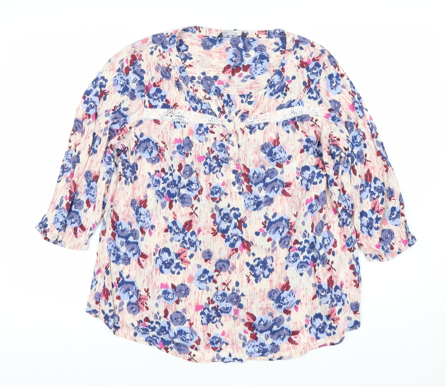 Womens UK Size 14 Marks and Spencer Multicoloured Tunic Blouse