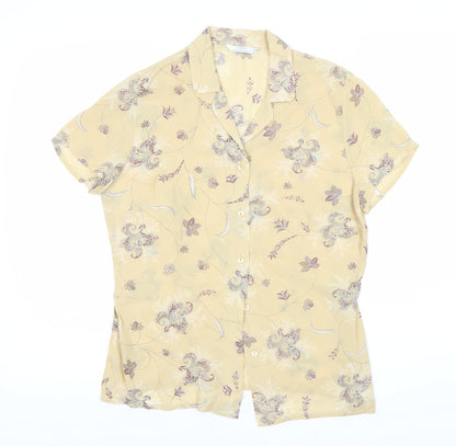 Womens UK Size 10 Marks and Spencer Multicoloured Button-Up Button-Up