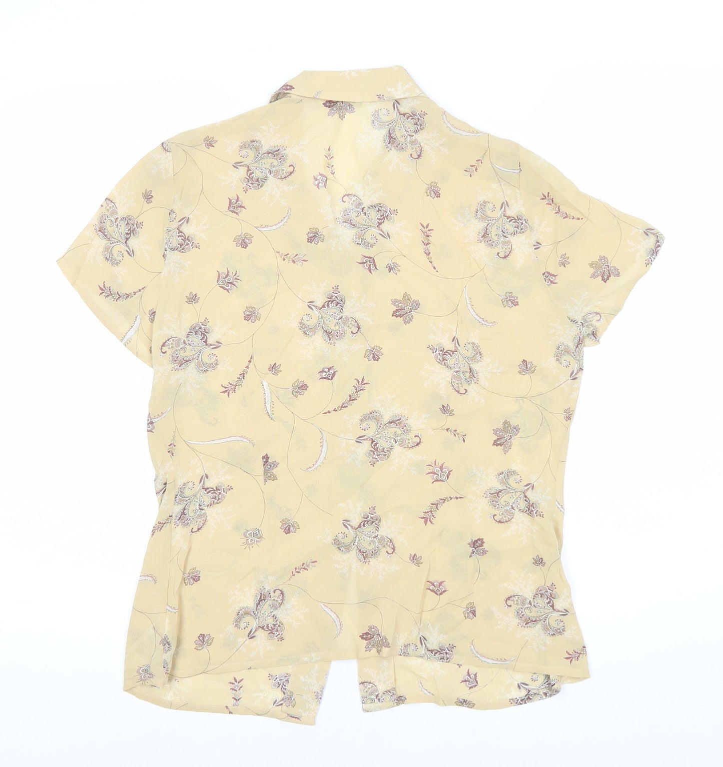 Womens UK Size 10 Marks and Spencer Multicoloured Button-Up Button-Up