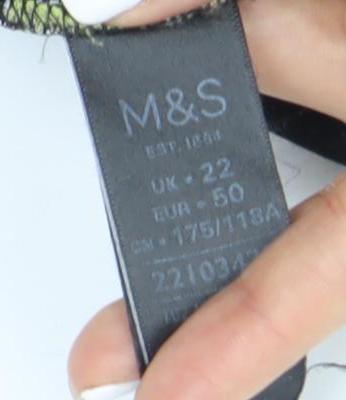 Womens UK Size 22 Marks and Spencer Multicoloured  Tank