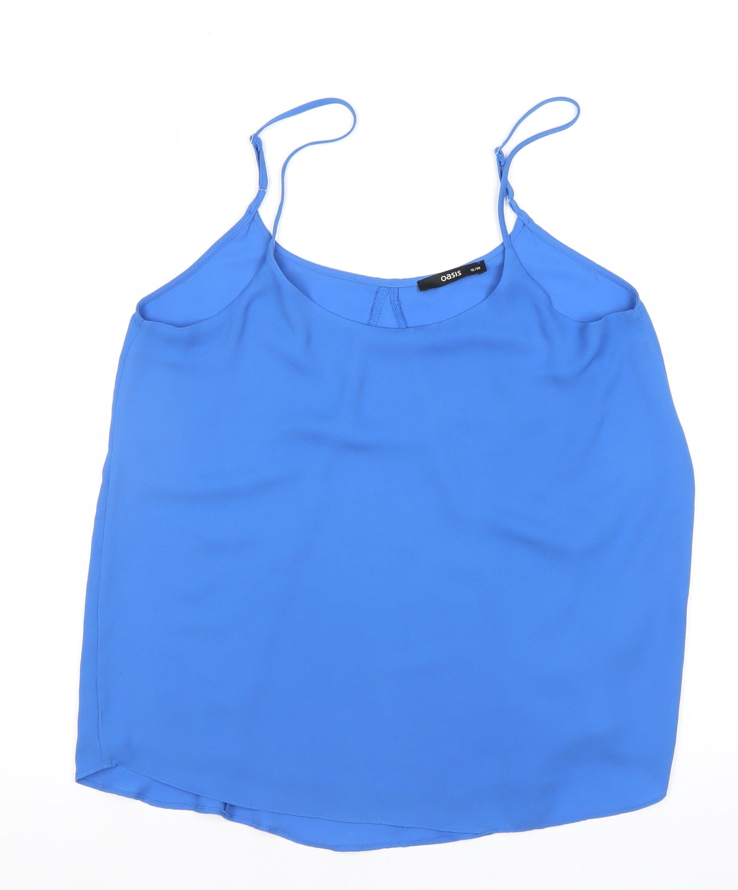 Womens UK Size 12 Oasis Blue Camisole Blouse