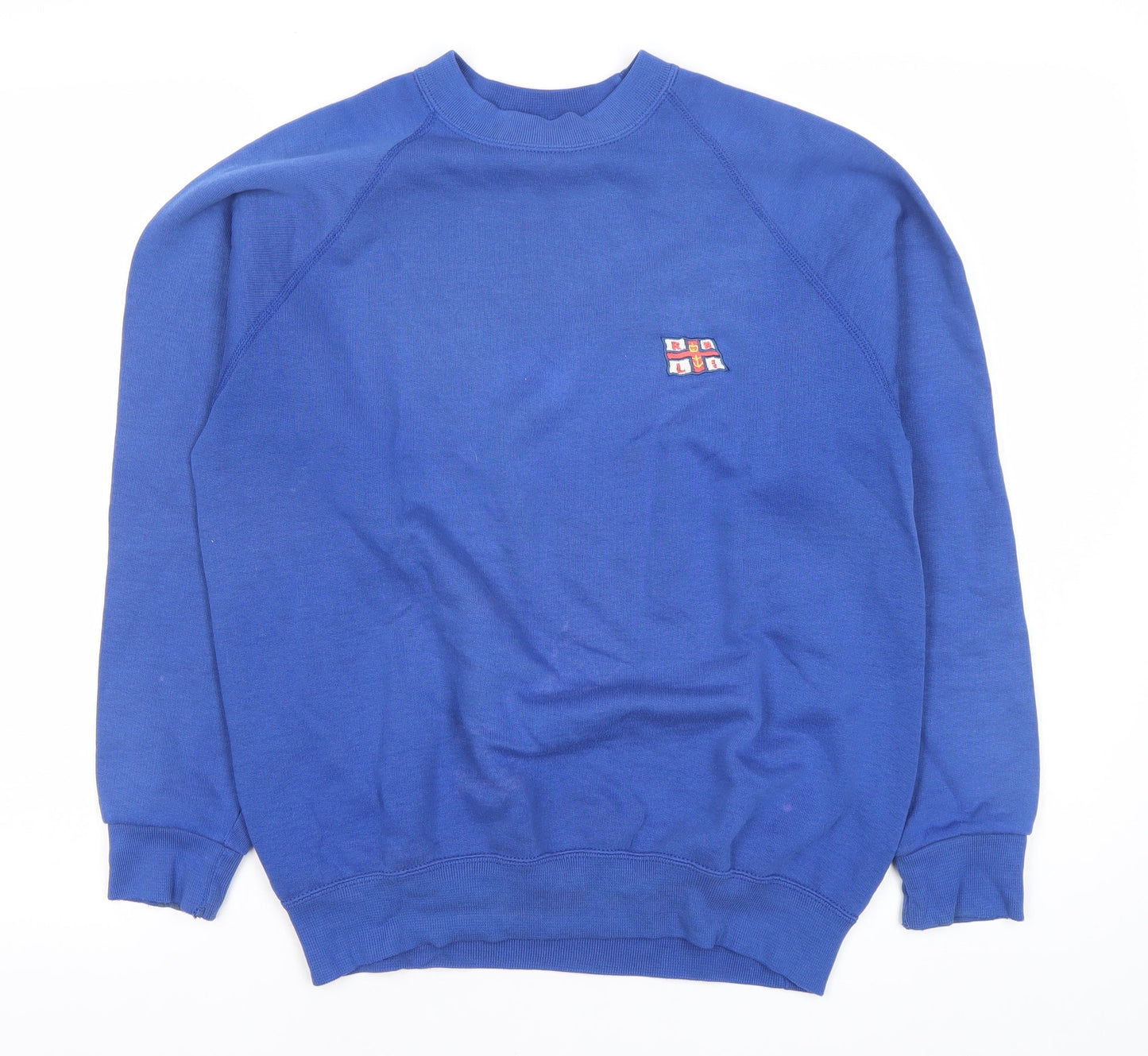 Mens UK Size S Lee Blue Pullover Sweatshirt