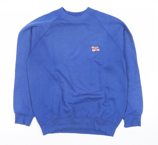Mens UK Size S Lee Blue Pullover Sweatshirt