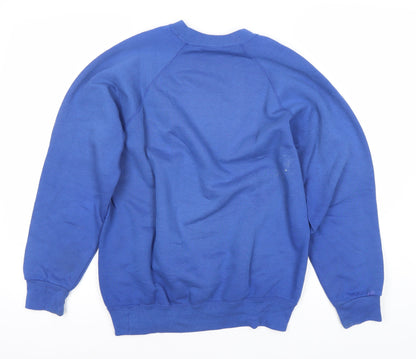 Mens UK Size S Lee Blue Pullover Sweatshirt