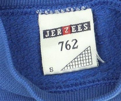 Mens UK Size S Lee Blue Pullover Sweatshirt