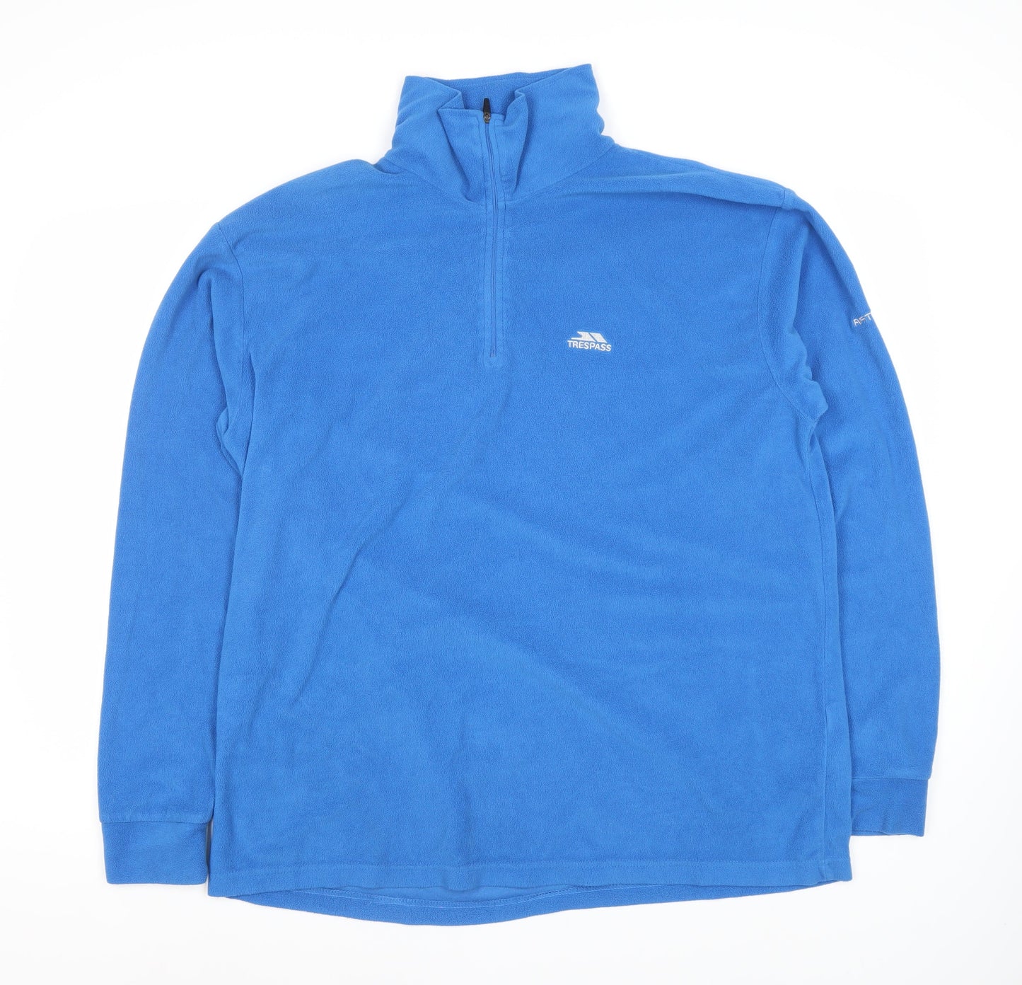 Trespass Men's Blue XL Fleece 1/2 Zip Sweatshirt