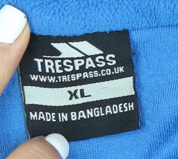 Trespass Men's Blue XL Fleece 1/2 Zip Sweatshirt