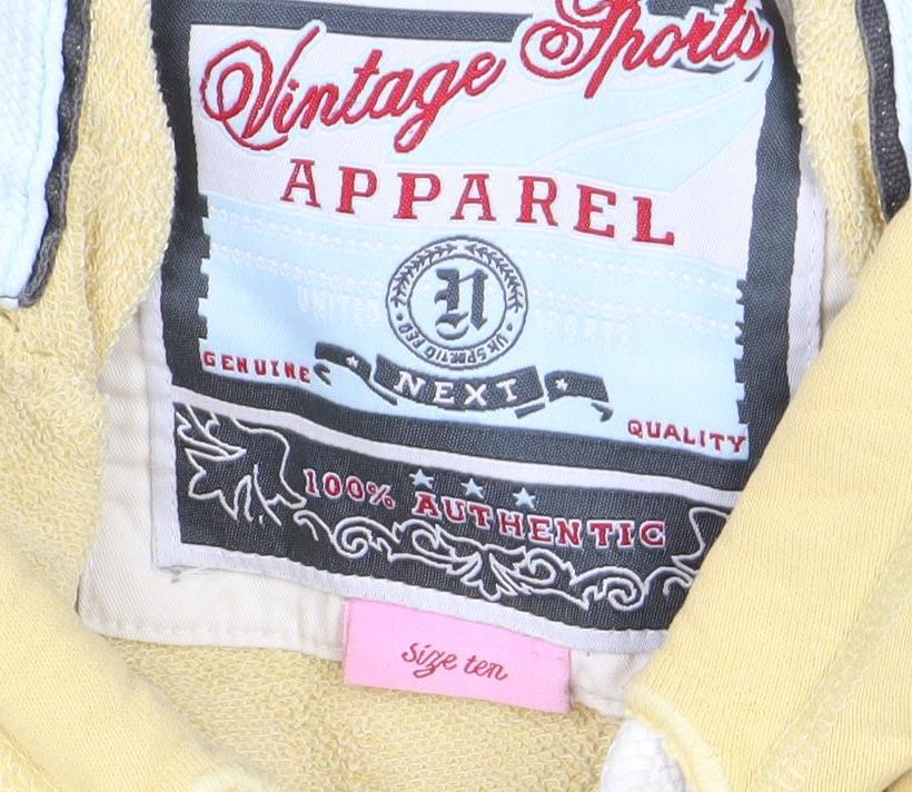 Next Women's Yellow Pullover Hoodie Size 12